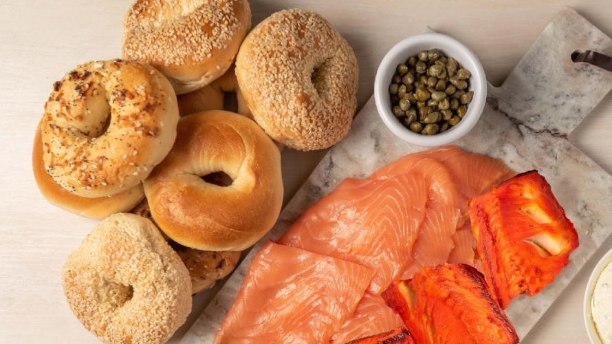 Best Bagels and Lox at Brent's Deli