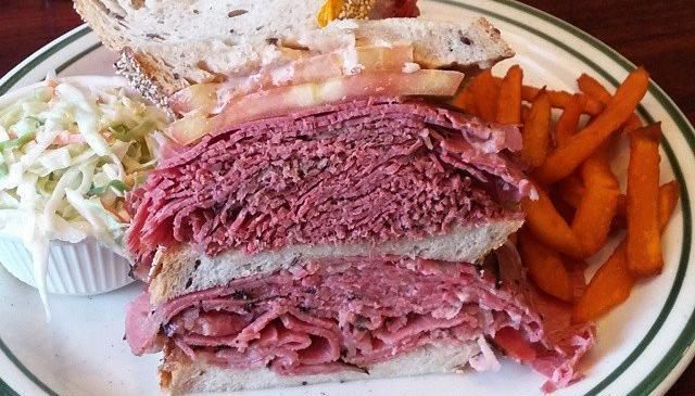 Brent's Deli pastrami corned beef sandwich Northridge Westlake Village restaurant delicatessen