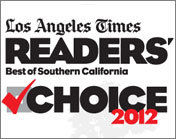 Los Angeles Times Readers’ Choice – August 2012