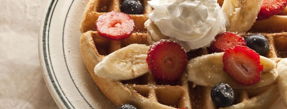Waffle to celebrate the Fourth of July